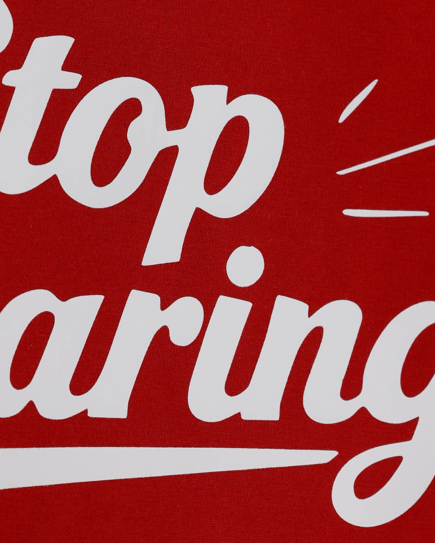 Hey Stop Staring Women’s T-Shirt - Red