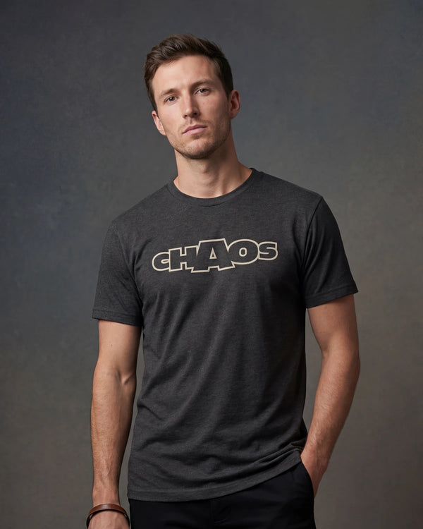 Chaos Men’s T-Shirt - Charcoal Melange