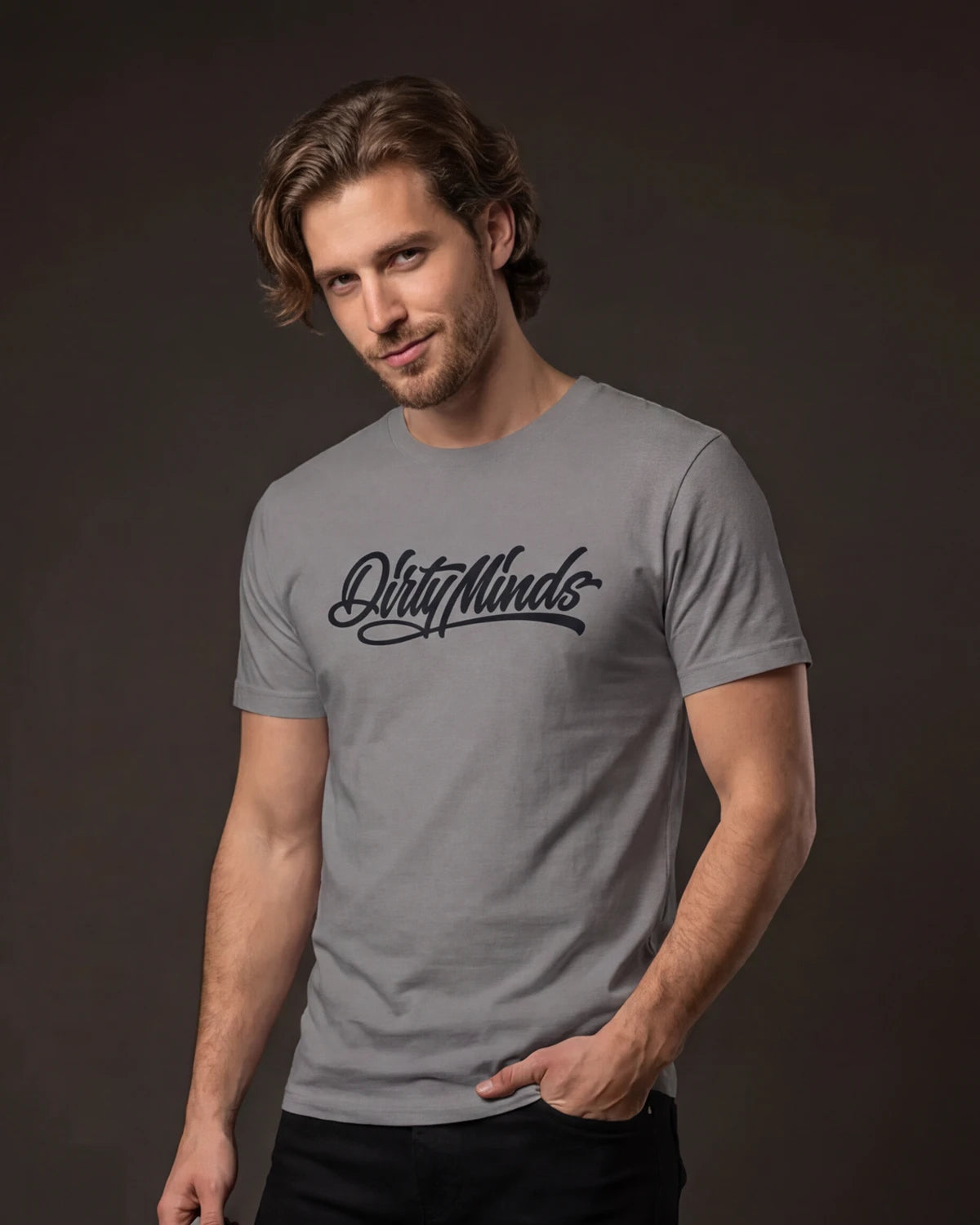 Dirty Minds Men’s T-Shirt - Asphalt