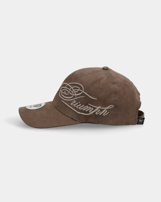 Triumph Suede Baseball Cap
