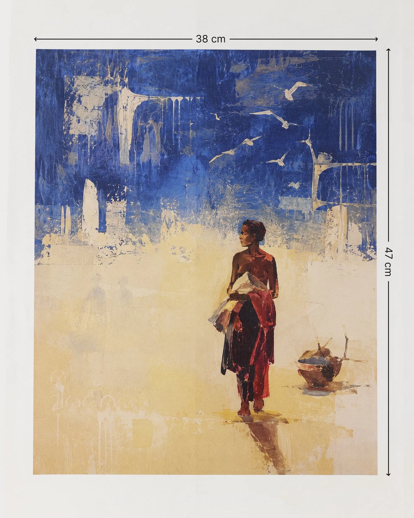 Wings of Solitude Canvas Wall Art