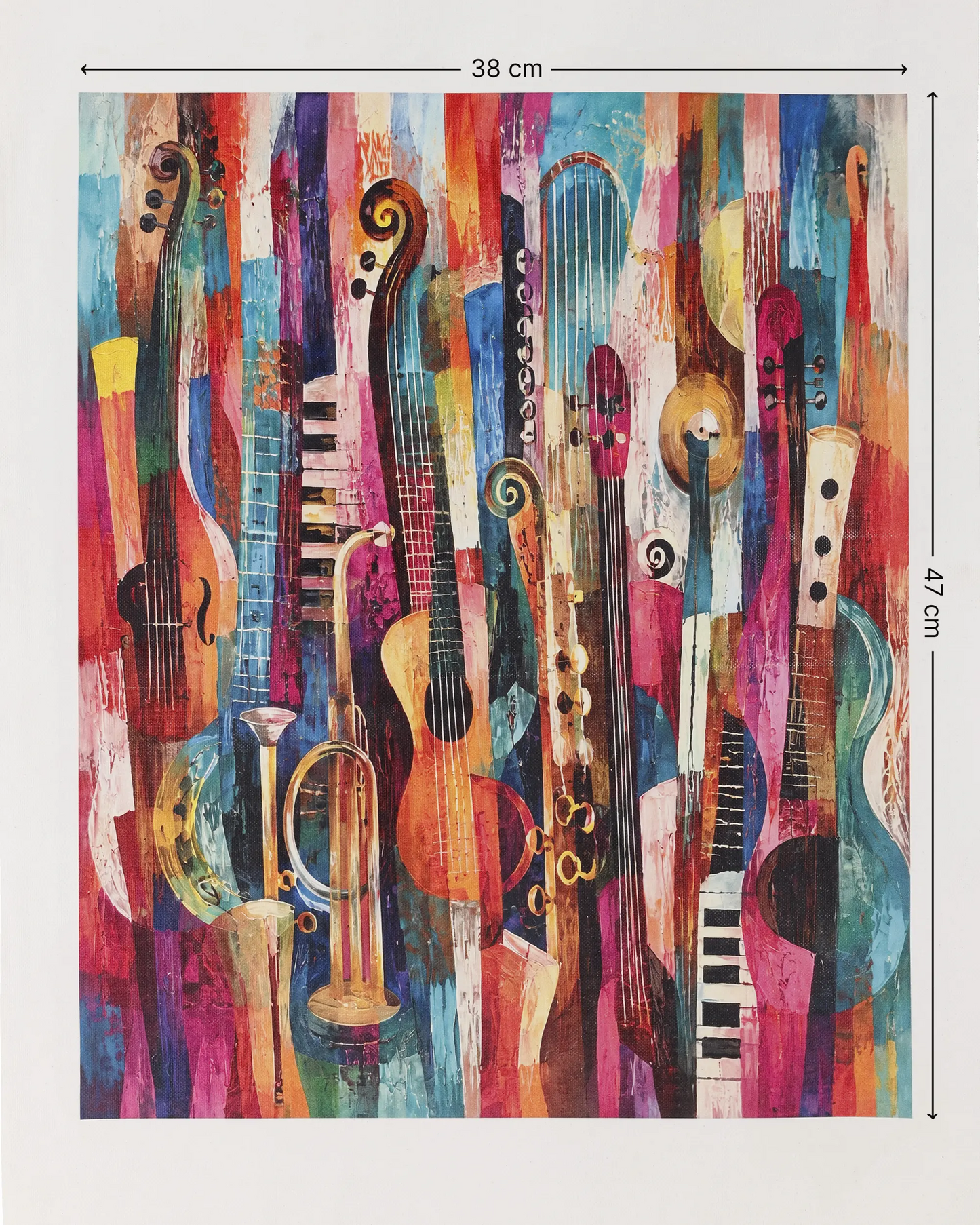 Rhythm in Color Canvas Wall Art
