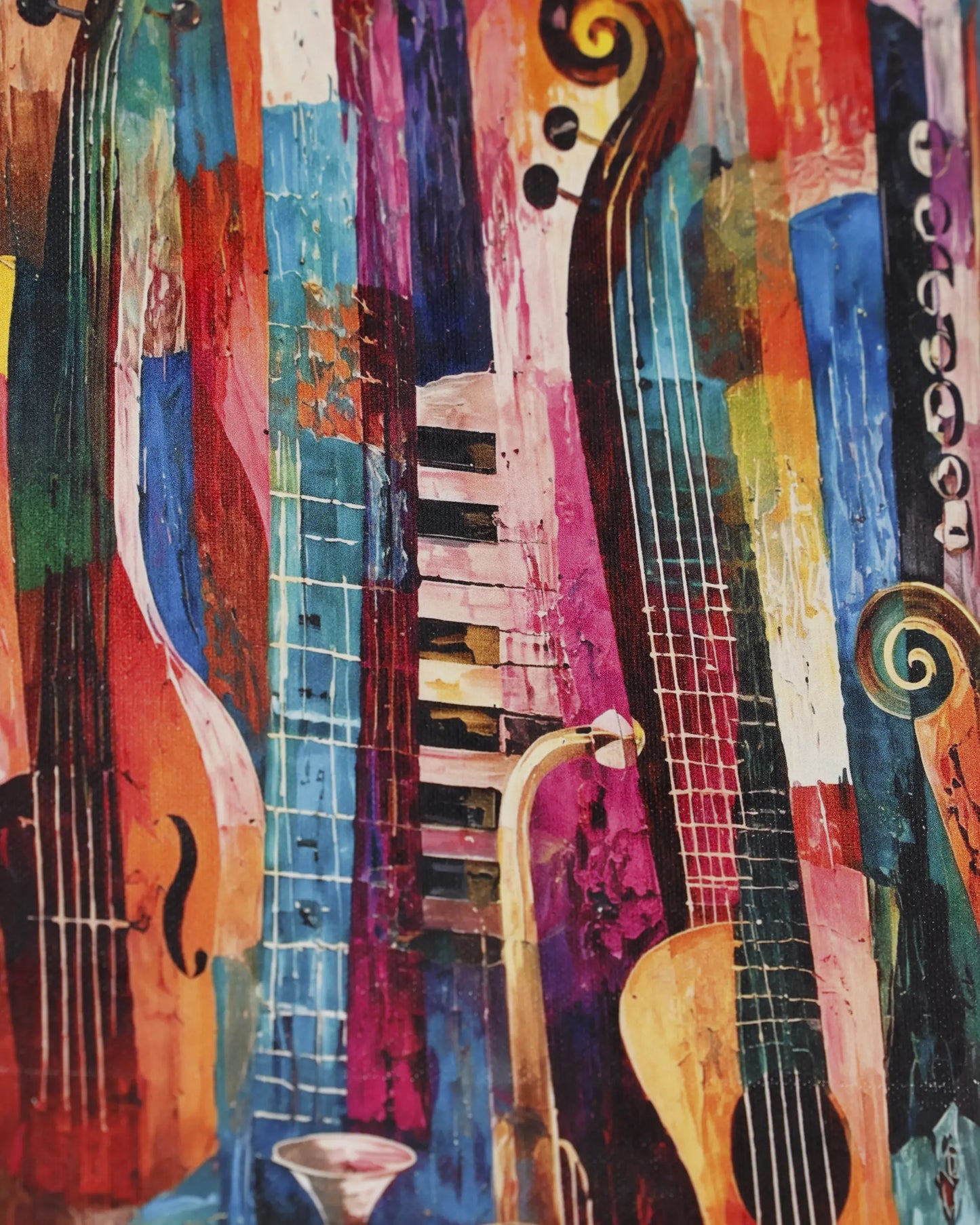 Rhythm in Color Canvas Wall Art