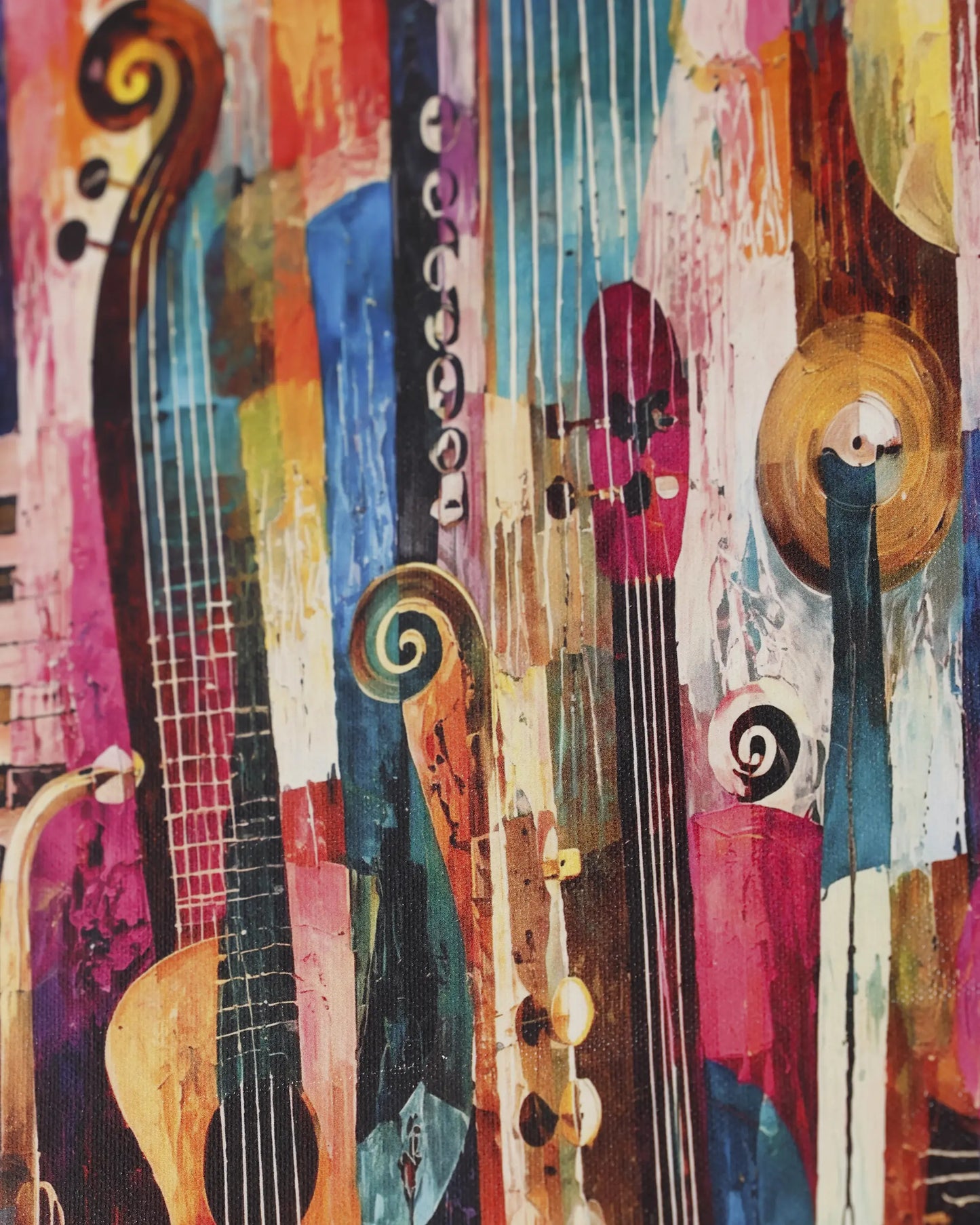 Rhythm in Color Canvas Wall Art