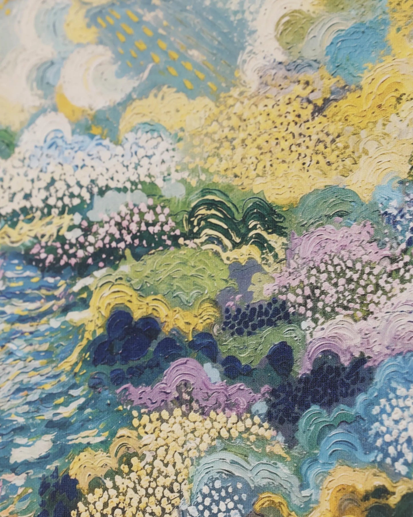 Pastel Garden Dream Canvas Wall Art