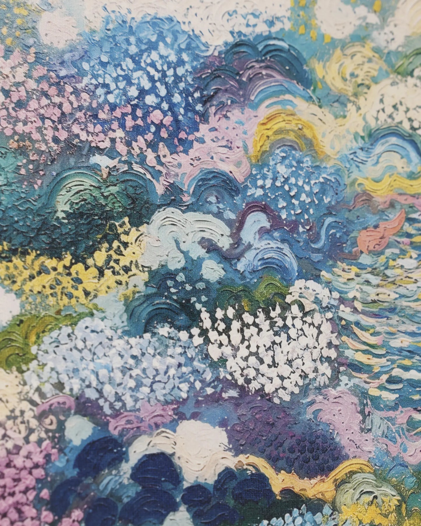 Pastel Garden Dream Canvas Wall Art