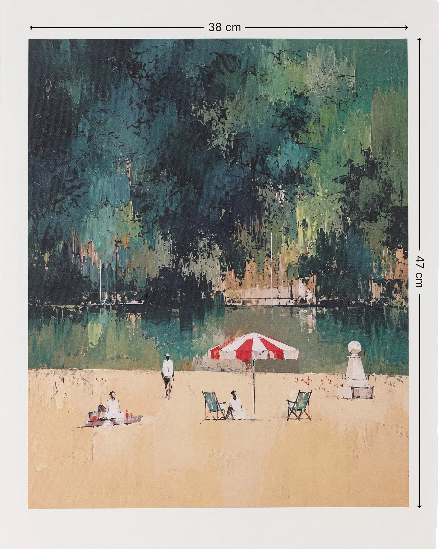 Quite Beach Escape Canvas Wall Art