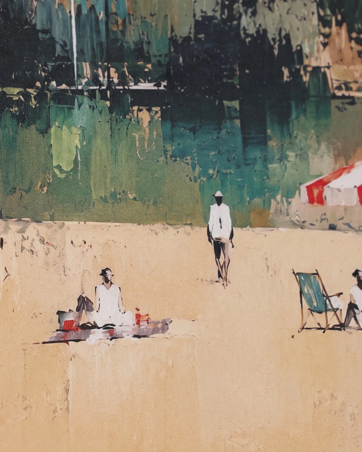 Quite Beach Escape Canvas Wall Art