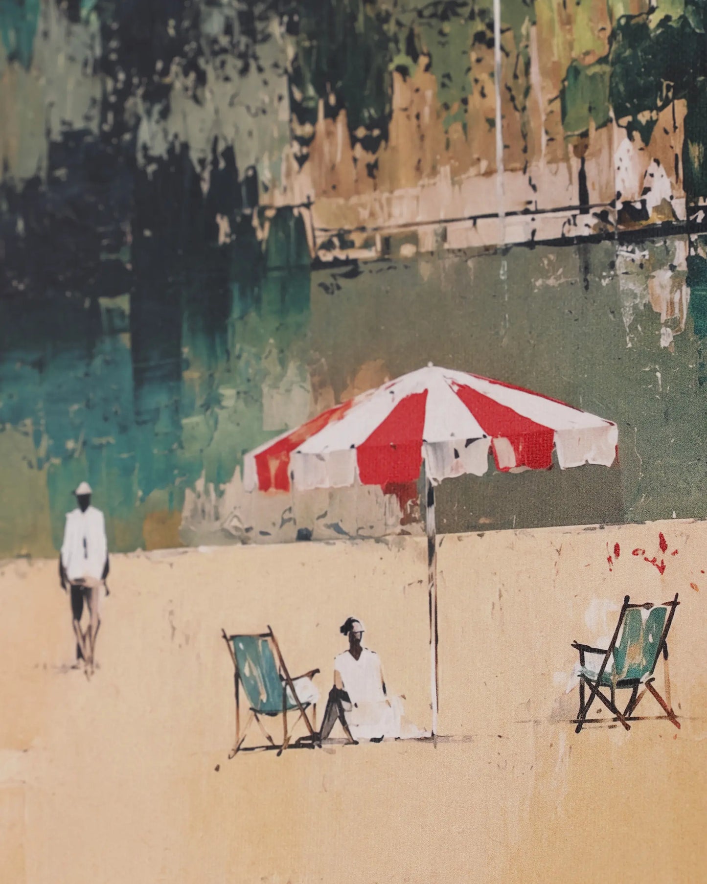 Quite Beach Escape Canvas Wall Art