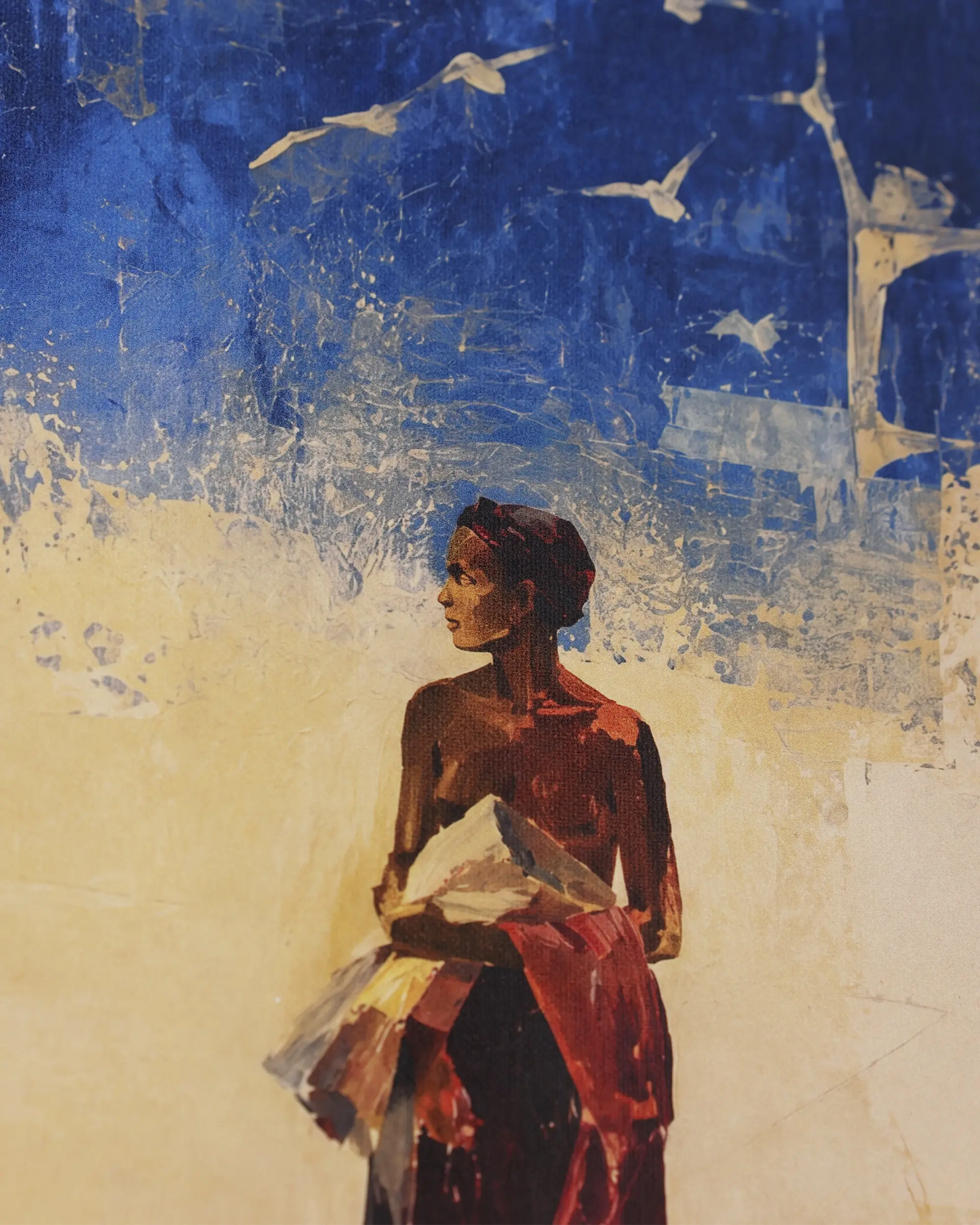 Wings of Solitude Canvas Wall Art