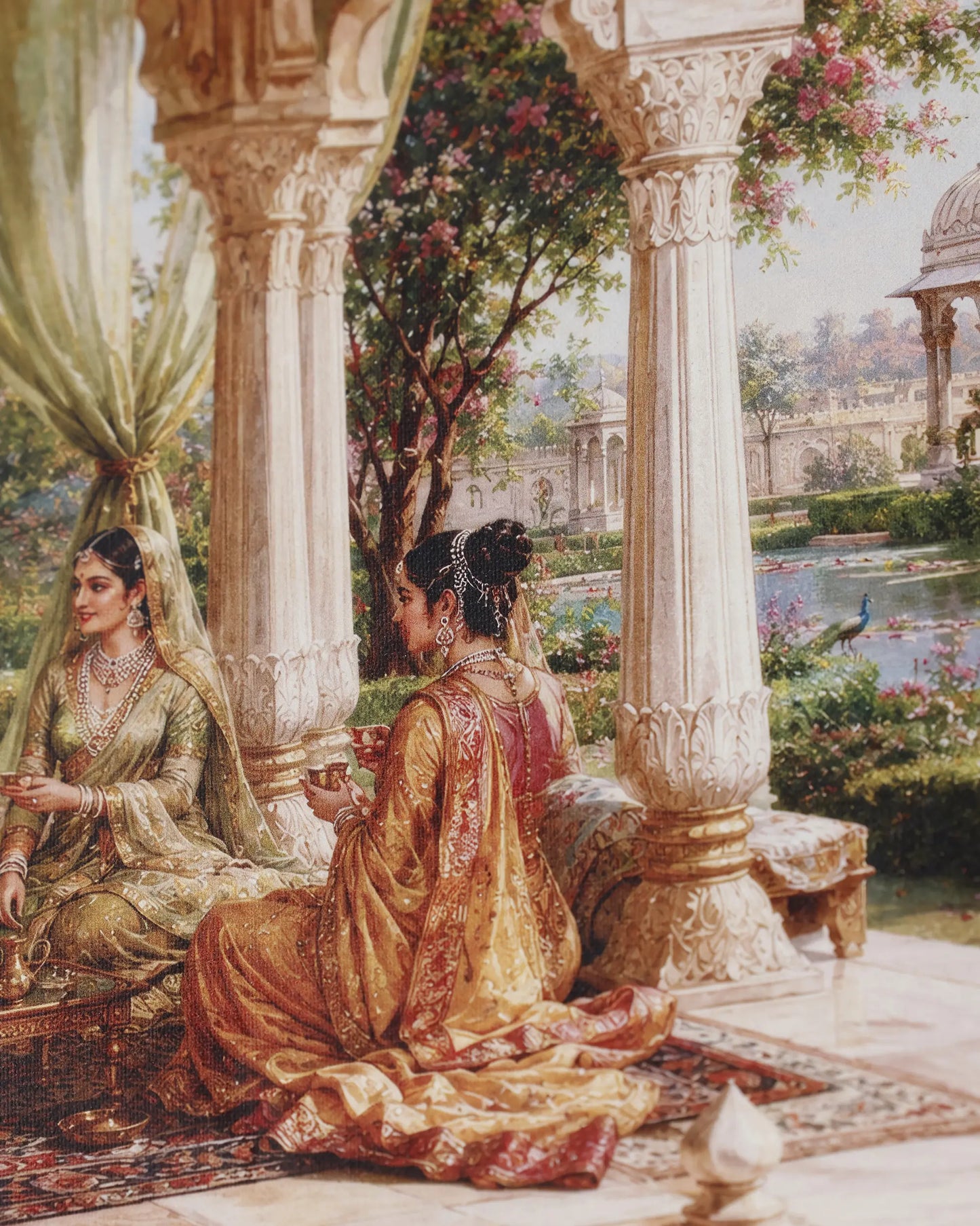 Royal Courtyard Canvas Wall Art
