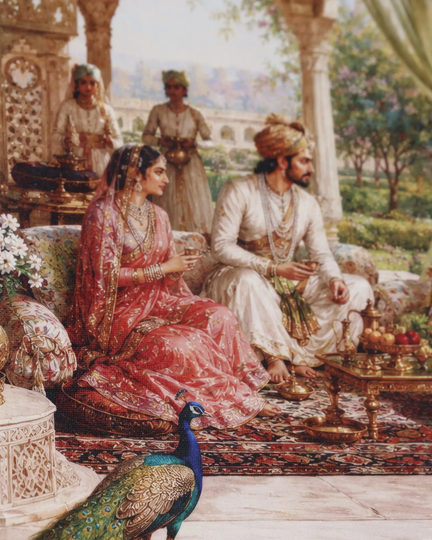 Royal Courtyard Canvas Wall Art