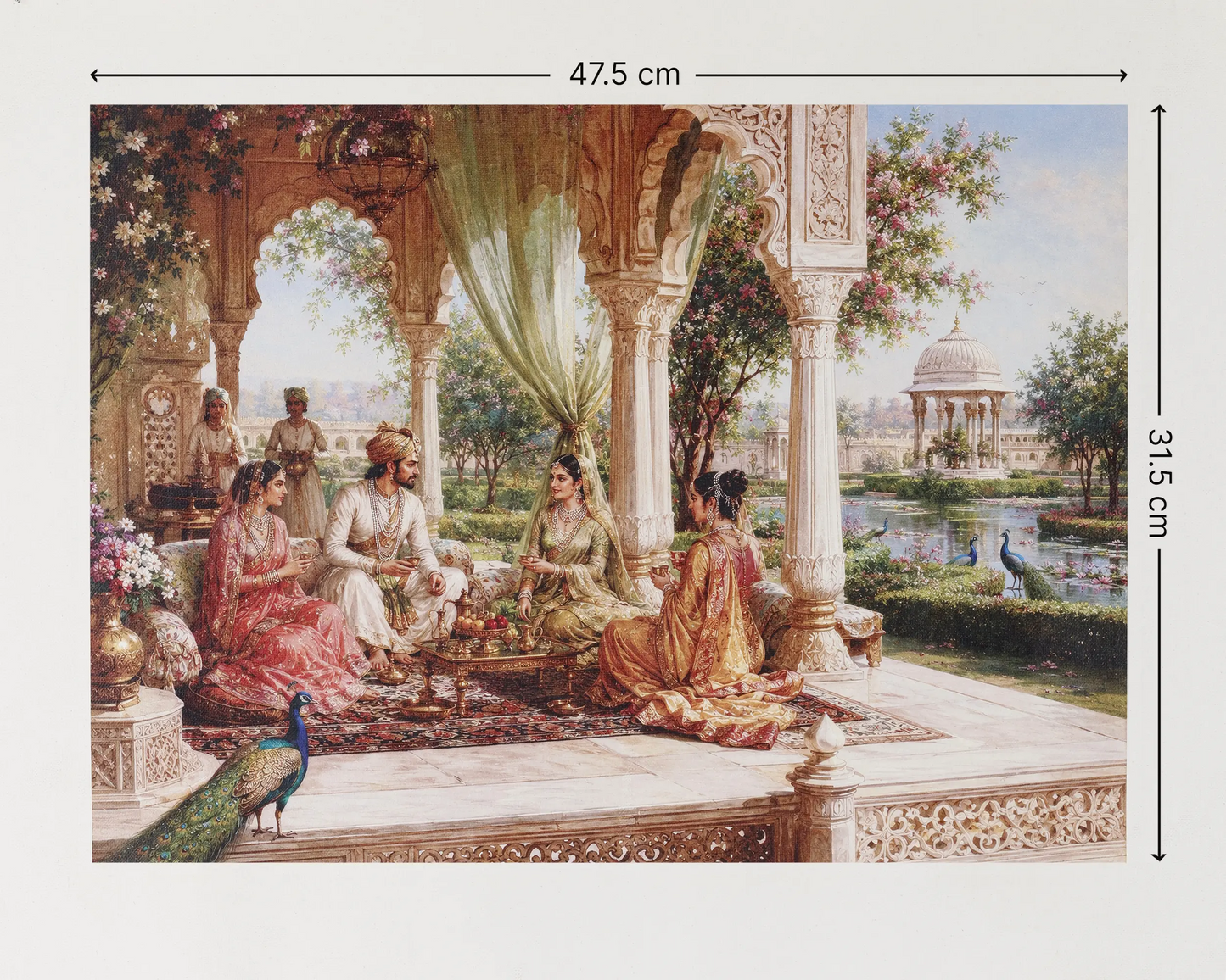 Royal Courtyard Canvas Wall Art