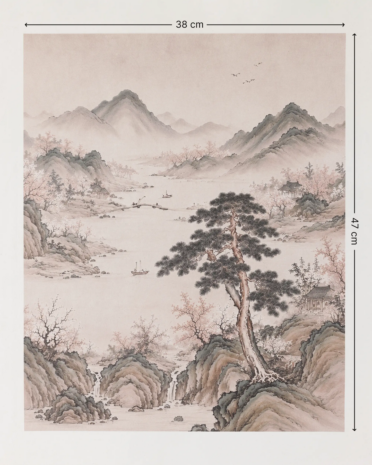 Misty Pine Valley Canvas Wall Art