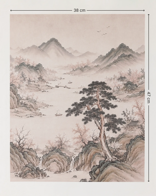 Misty Pine Valley Canvas Wall Art