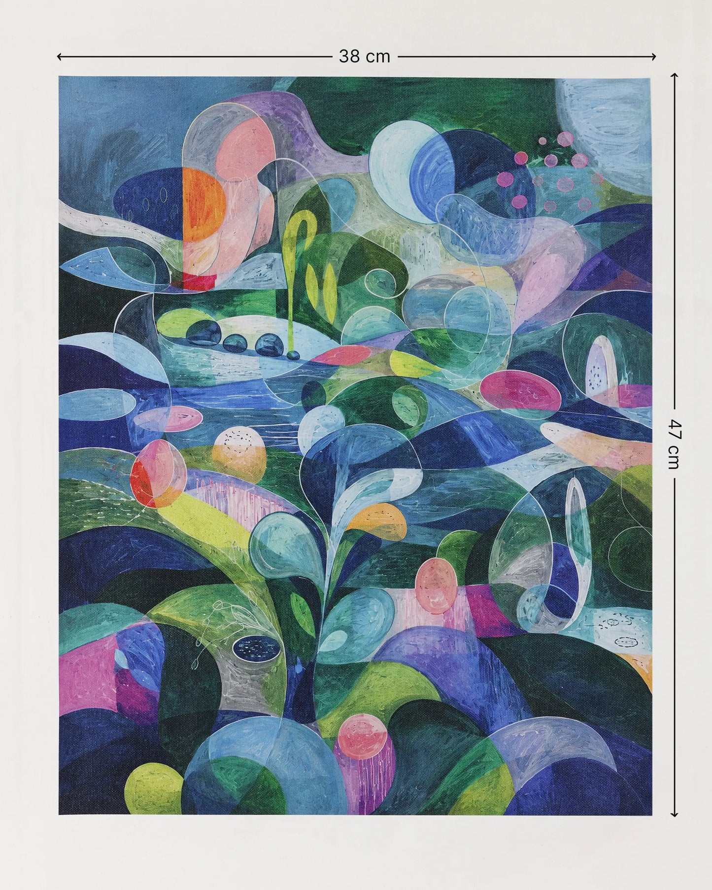 Fluid Dreamscape Abstract Canvas Wall Art