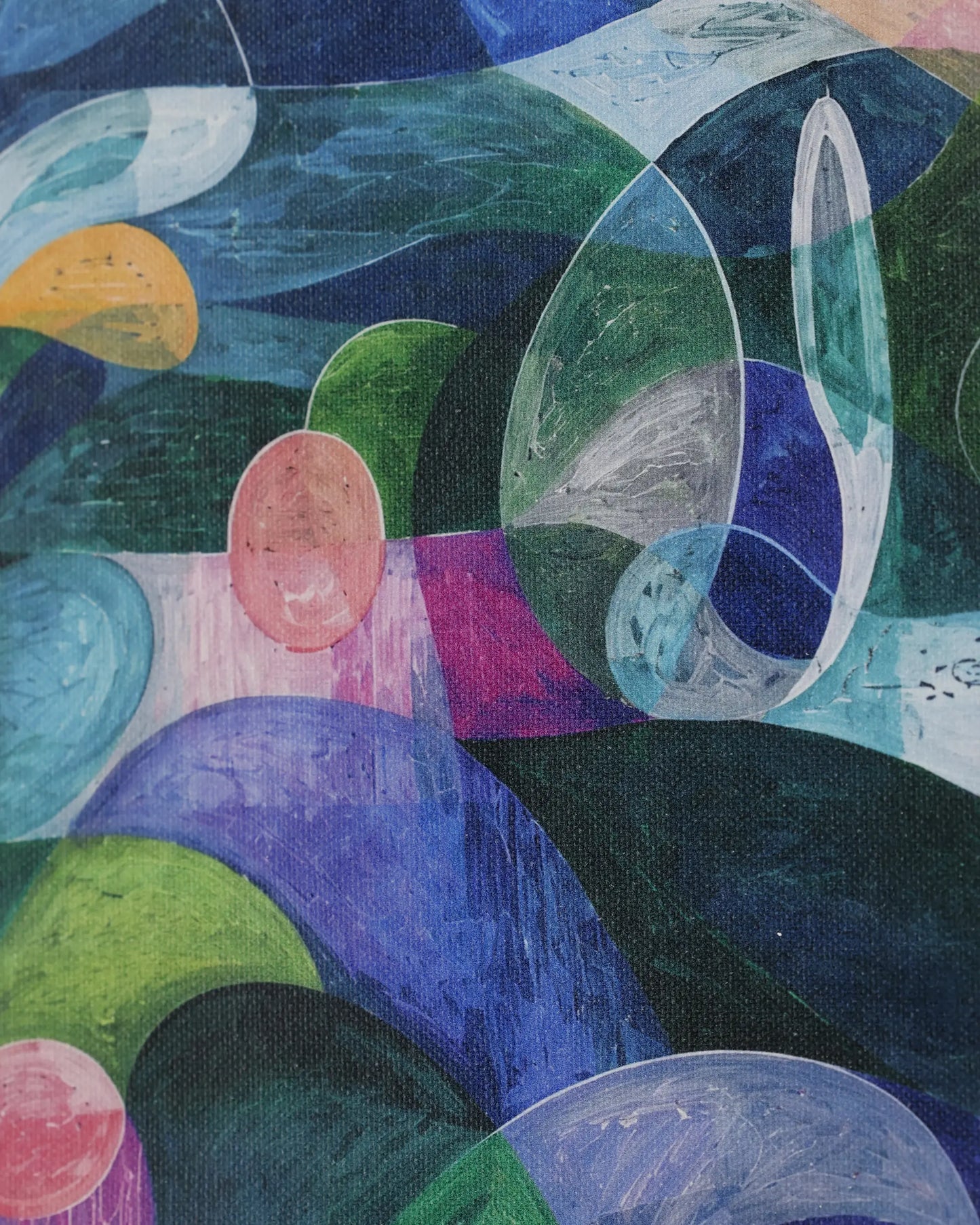Fluid Dreamscape Abstract Canvas Wall Art