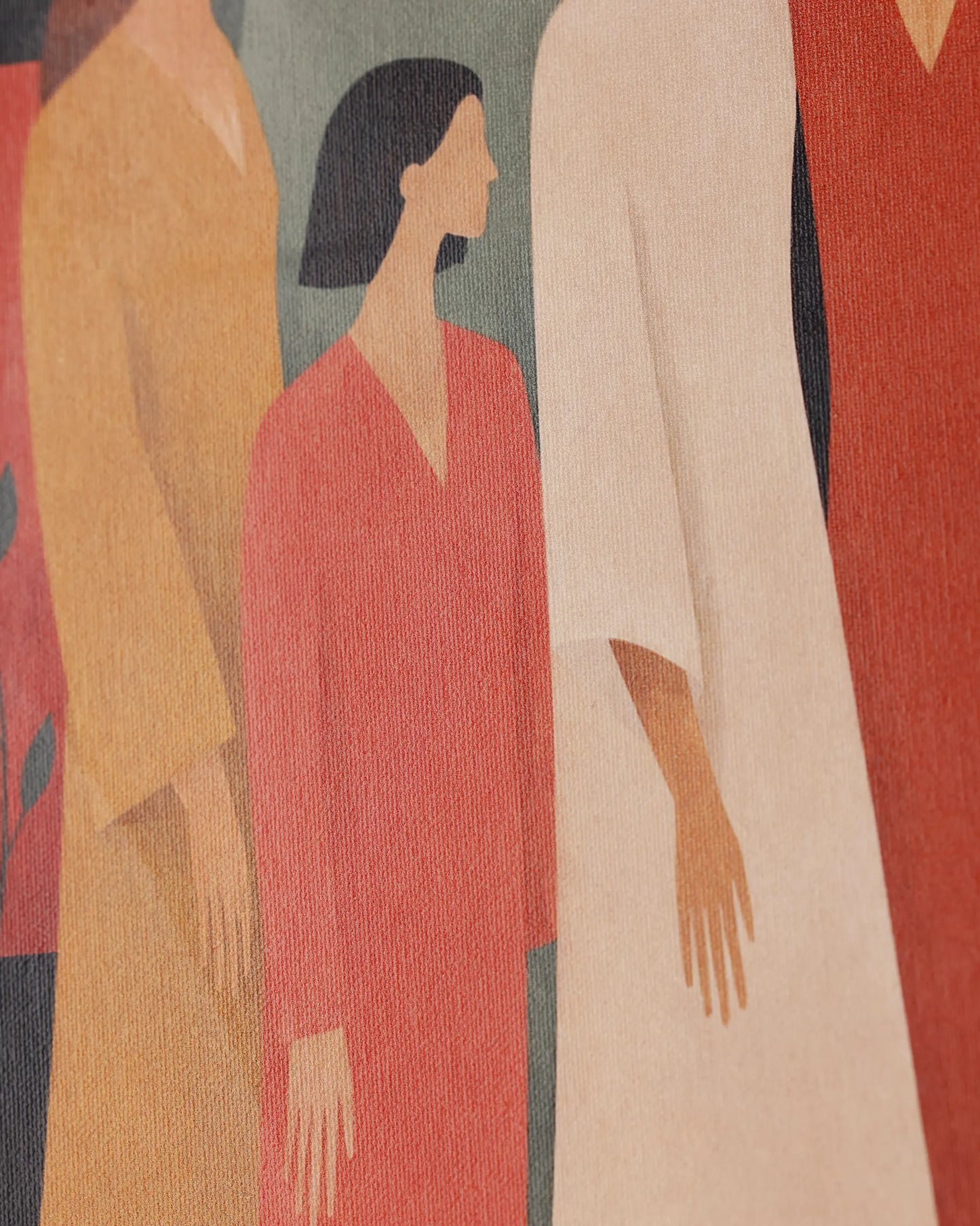 Together in colour Canvas Wall Art