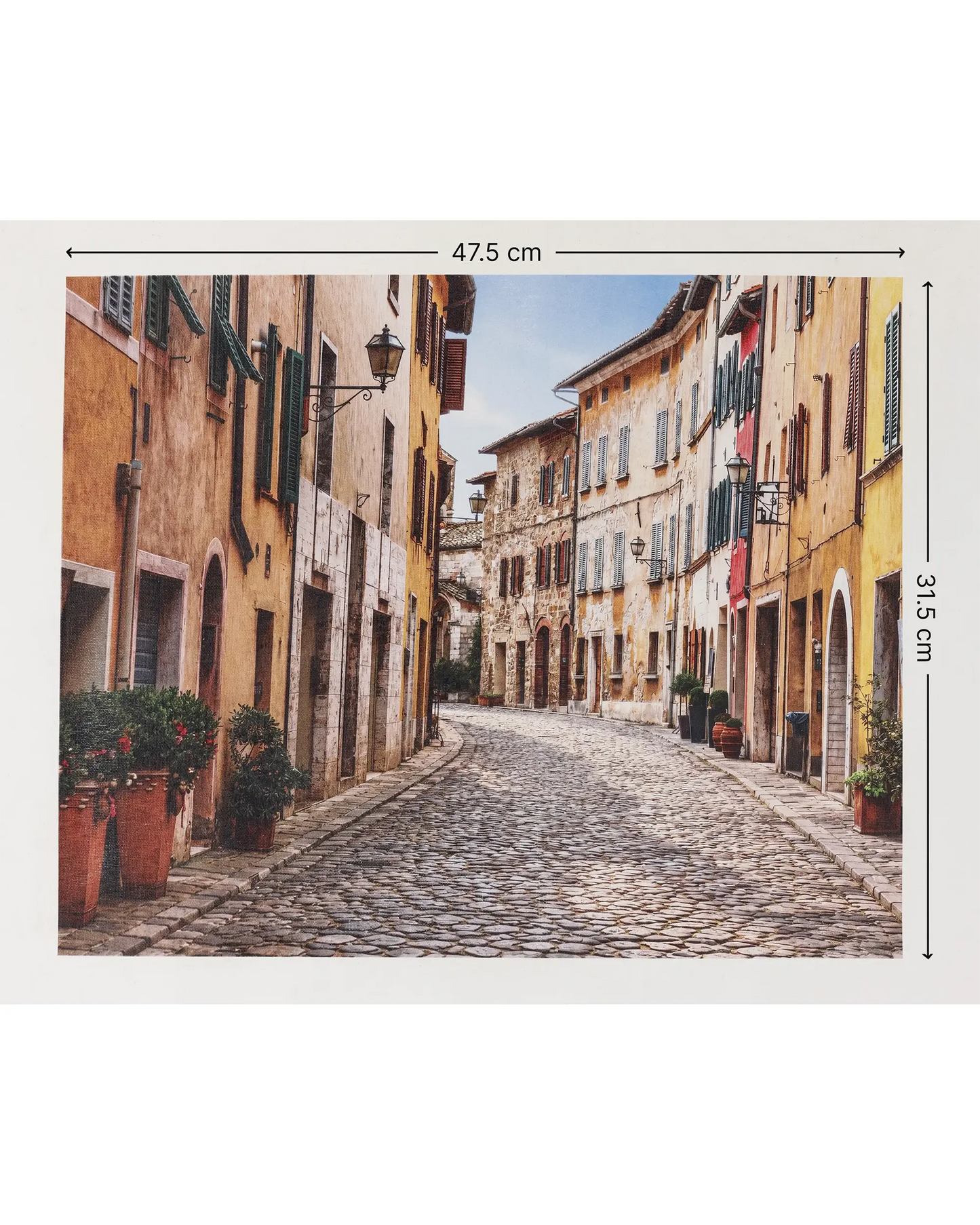 Old Town Lane Canvas Wall Art