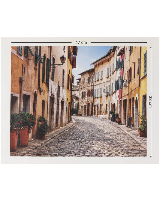Old Town Lane Canvas Wall Art