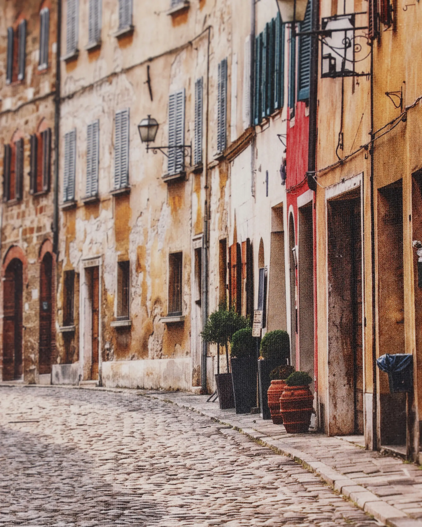Old Town Lane Canvas Wall Art