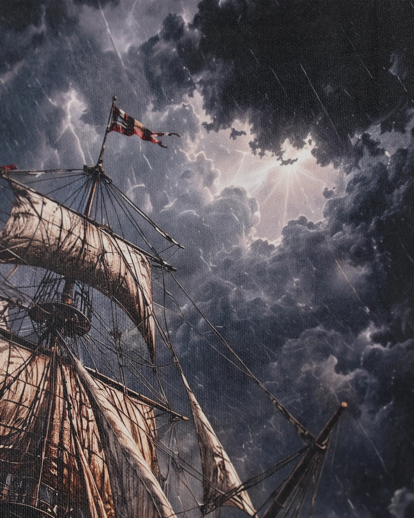 Stormbound Voyage Canvas Wall Art