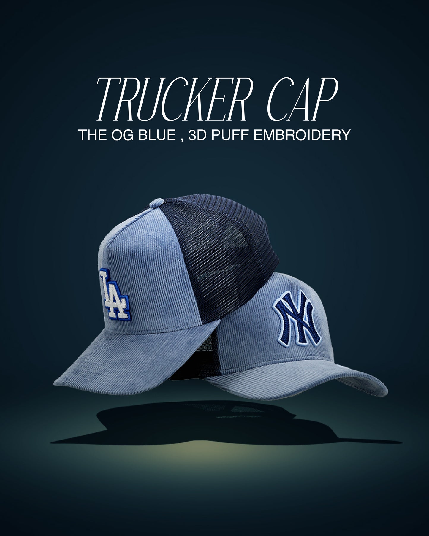 The OG Blue Trucker Cap (Pack of 2)