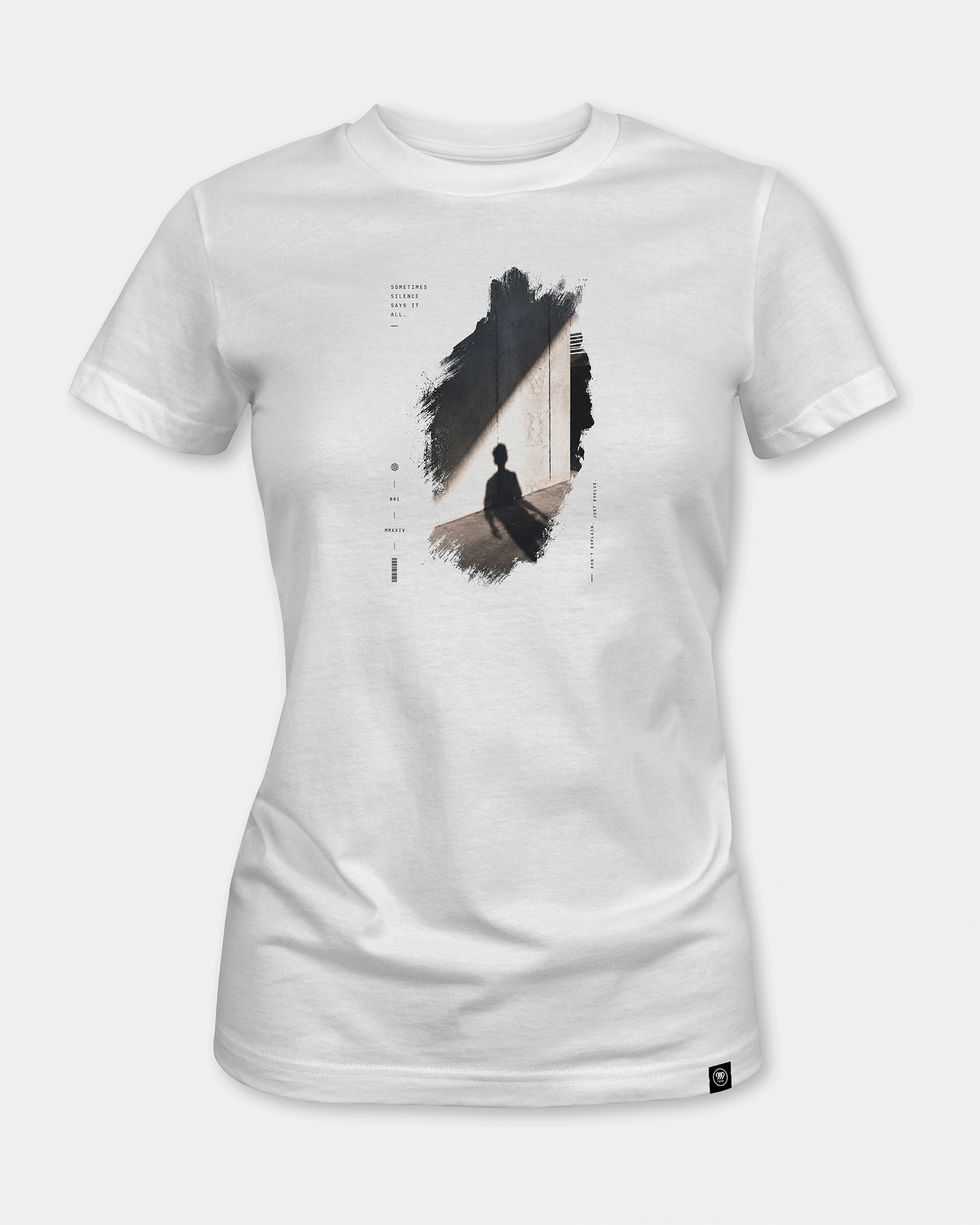Silence Says It All Women's White T-shirt