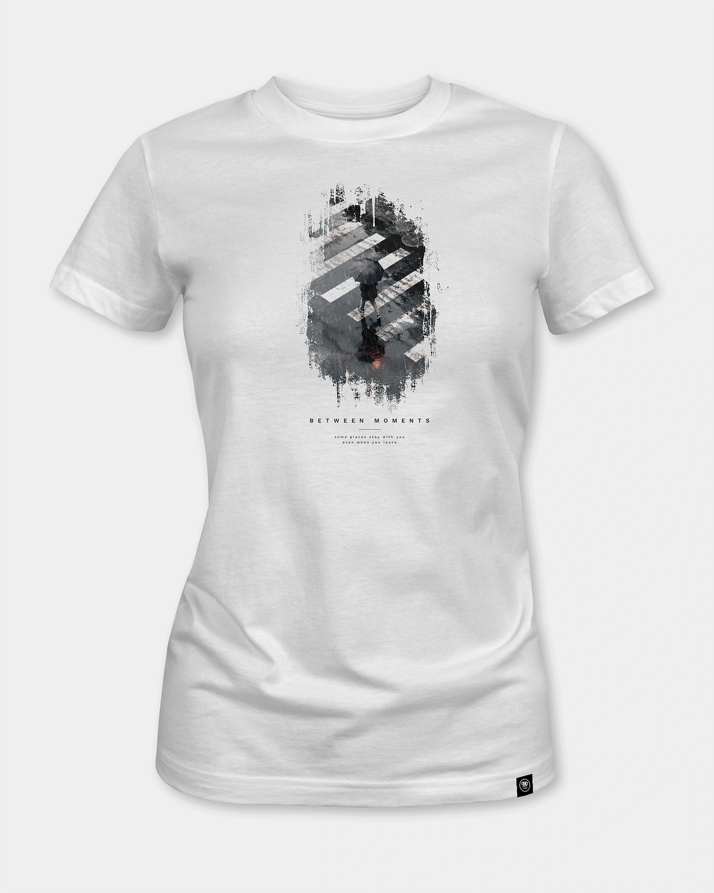 Between Moments Women's White T-shirt