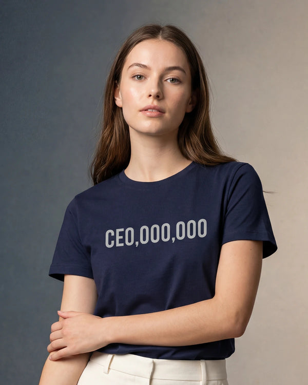 CEO,000,000 Women’s T-Shirt - Denim Melange