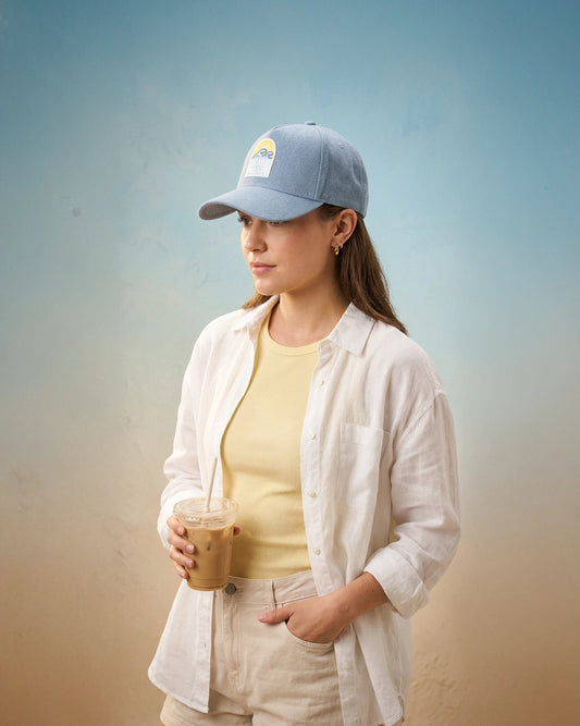 Beach Please Denim Cap