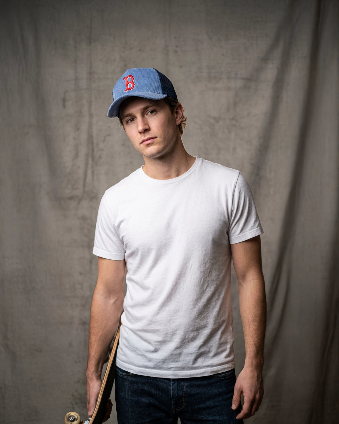 Boston Blue Trucker Cap