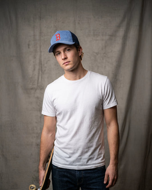 Boston Blue Trucker Cap