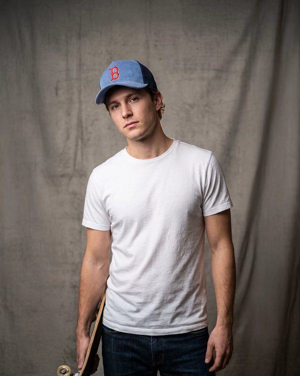Boston Blue Trucker Cap