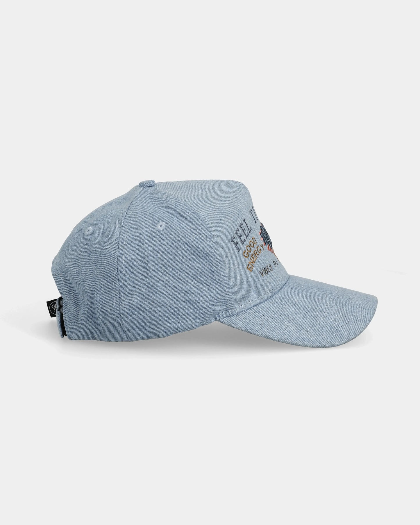 Feel the Vibes Denim Cap