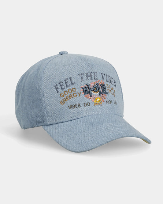 Feel the Vibes Denim Cap
