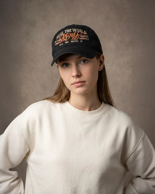Heal the World Dad Cap