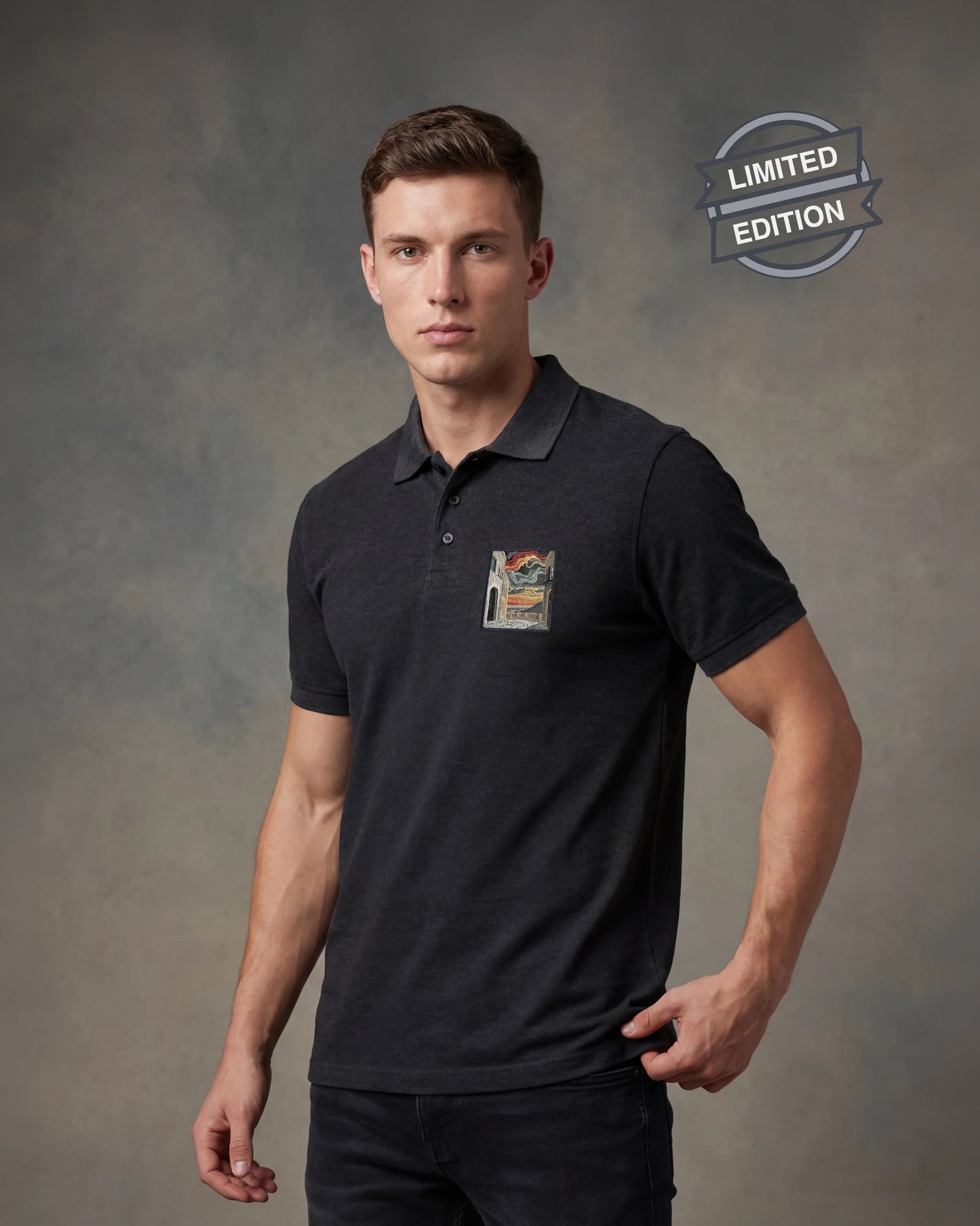 Sunset Alley Men’s Polo Shirt