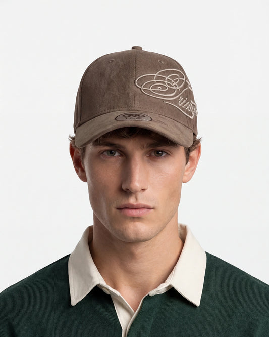 Triumph Suede Baseball Cap