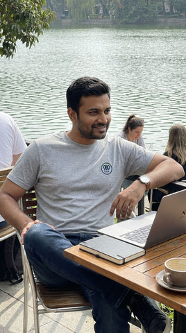 Grey Melange Men's T-Shirt