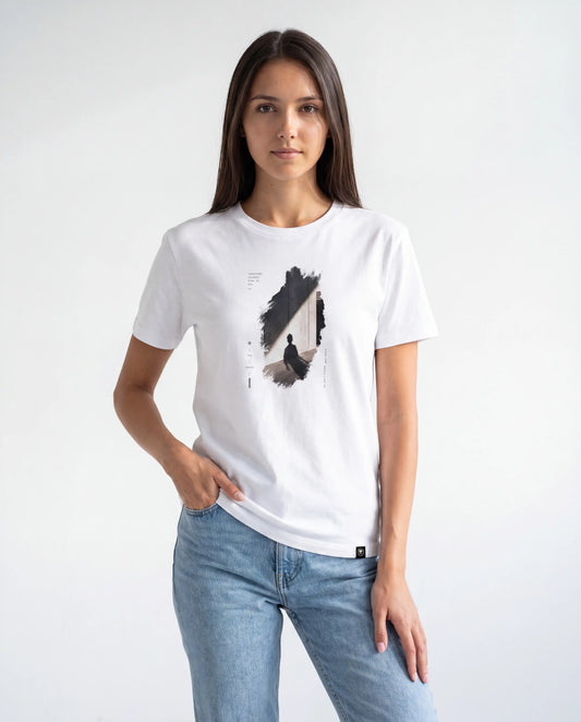 Silence Says It All Women's White T-shirt