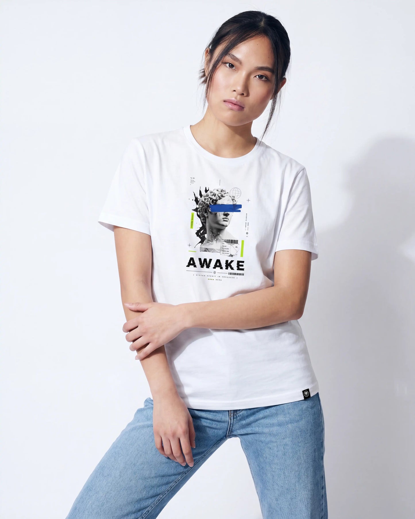 Awake Women's White T-shirt
