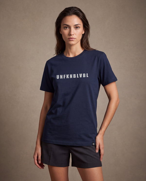 UNFKNBLVBL Women’s T-Shirt - Navy