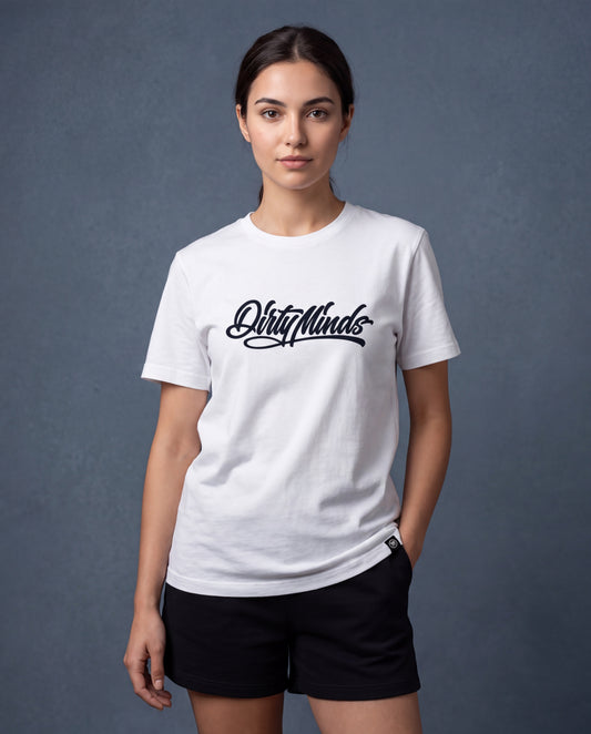 Dirty Minds Women’s T-Shirt - White
