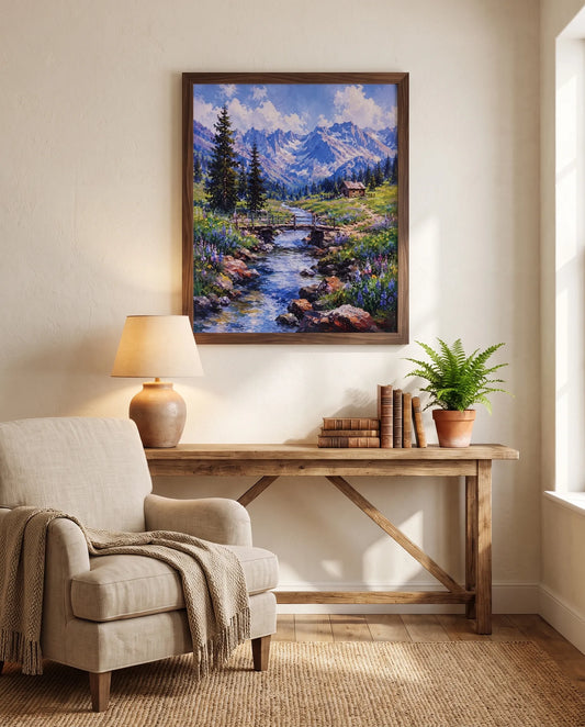 Alpine Escape Canvas Wall Art