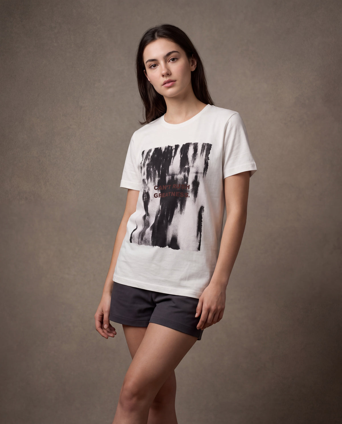 Can’t Rush Greatness Women's T-Shirt - White