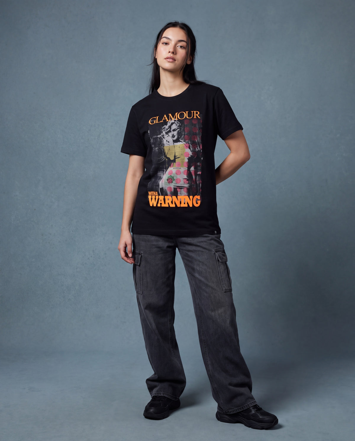 Glamour With Warning Women’s T-Shirt - Black