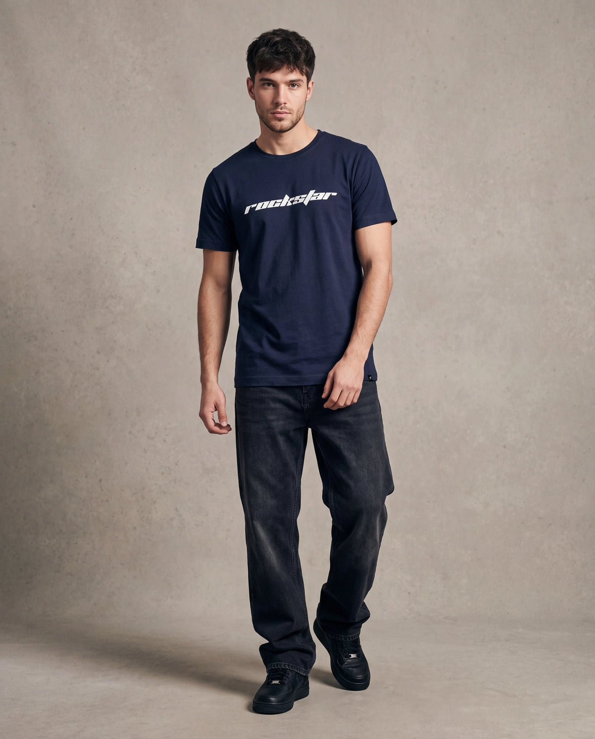 Rockstar Men's T-Shirt - Navy