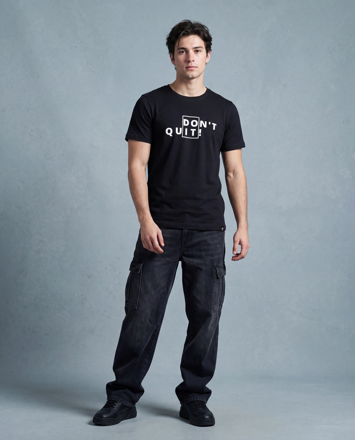 Don't Quit Men's T-Shirt - Black