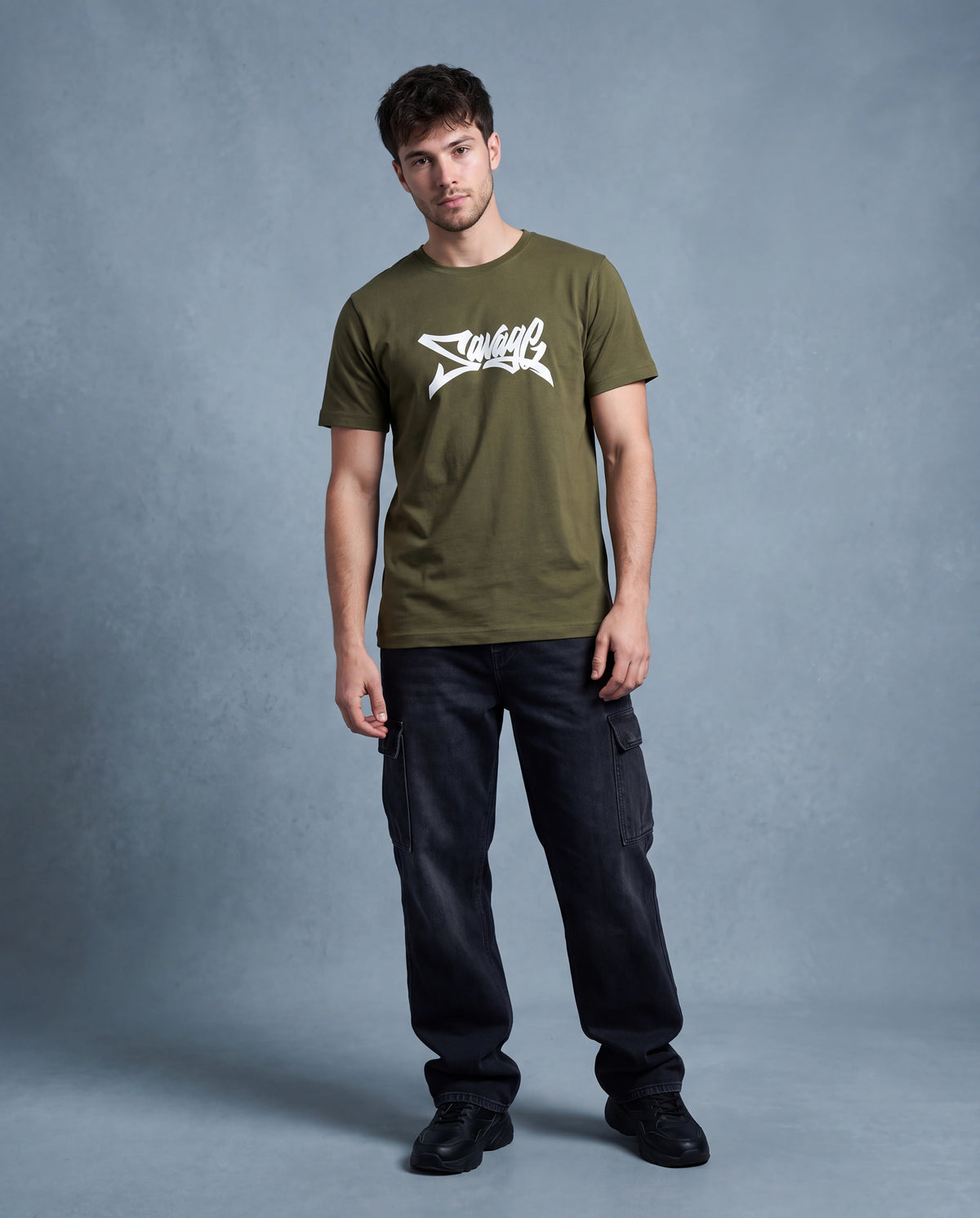 Savage Men's T-Shirt - Olive